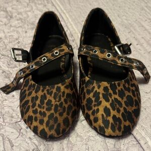 Leopard Print Kids Shoes